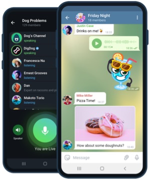 Android için Telegram simgesi