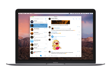 macOS için Telegram simgesi